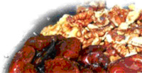 Хлеб с финиками и орехами