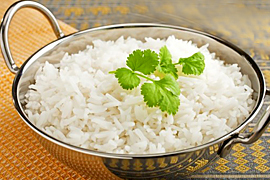 Как приготовить белый рис