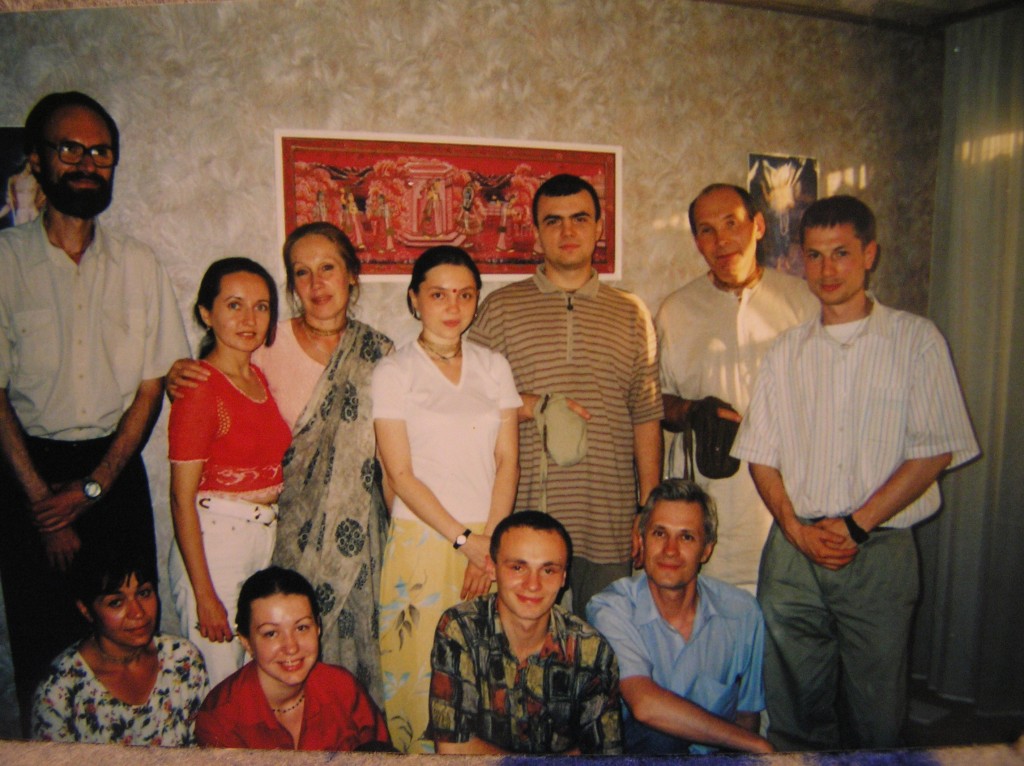Е.М. Радха Говинда и матаджи Мокшарупа в Киеве