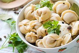 Пельмени с чечевицей и сыром Пельмени с чечевицей и сыром