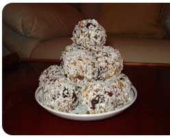 Сладкие шарики из сухофруктов Сладкие шарики из сухофруктов